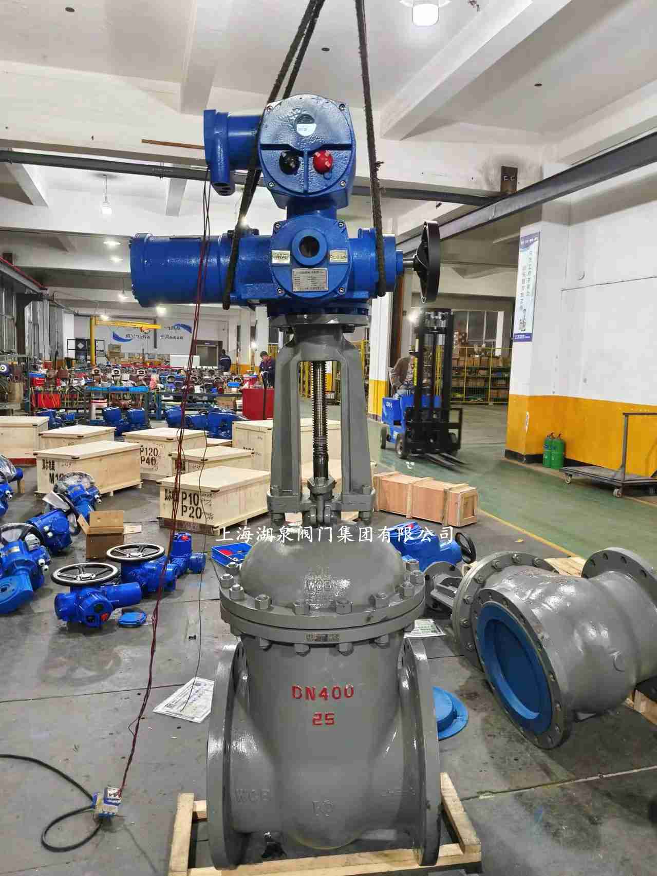 电动闸阀Z941H-25C DN400(矿用电动阀门)_副本