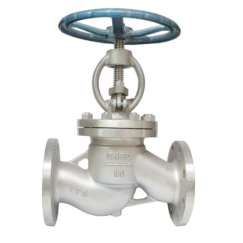 上海彩神购彩购彩大厅316L不锈钢截止阀J41W-16P DN65耐高温