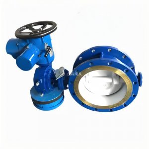 上海彩神购彩购彩大厅电动蝶阀D943H-16C\DN450法兰三偏心