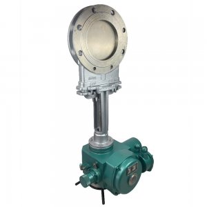 上海彩神购彩购彩大厅电动刀型闸阀PZ973H-10C DN300污水专