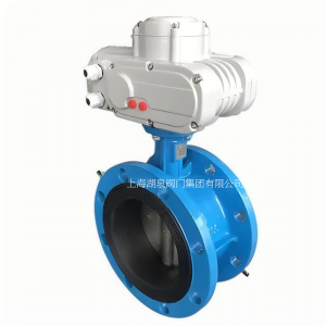 电动蝶阀D941H-16Q DN250法兰中线式铸铁